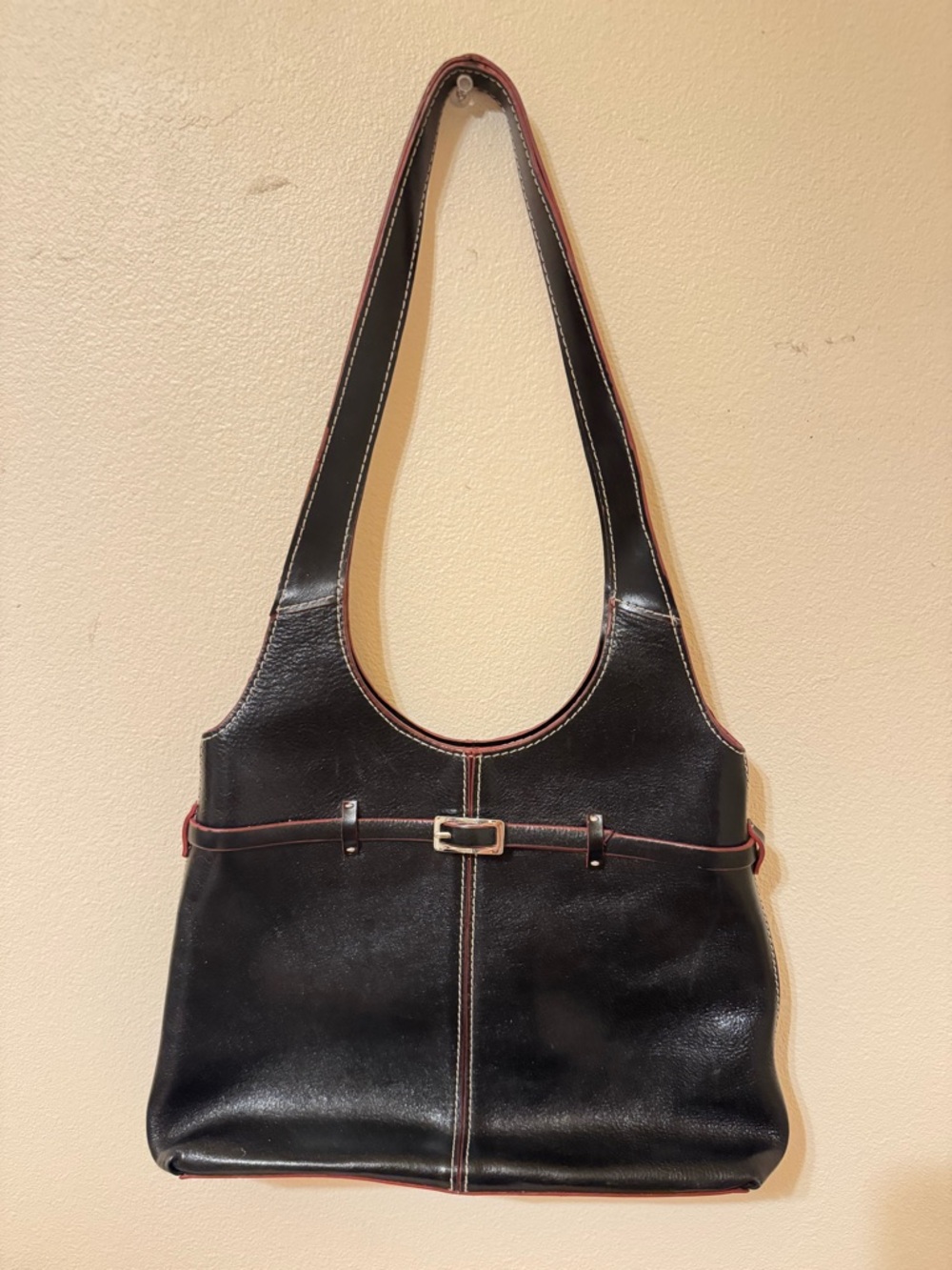 90s Valerie Steven's Leather Shoulder Bag